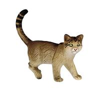 Bullyland 66373 - Figura di gioco, gatto selvatico, alto circa 6,5 cm, figura dipinta a mano, senza PVC, per far giocare i bambini con la fantasia, multicolore