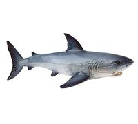 Bullyland 67410-Figura, Grande squalo Bianco, Alto Circa 16 cm, Figura Dipinta a Mano, Senza PVC, per Bambini per Il Gioco d'immaginazione, Colore Variegato, 67410
