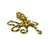 Bullyland 67510 Polpo Ad Anello Blu, Figura Animale Alta Circa 5 Cm, Fedele ai Dettagli, Senza PVC, Ottimo Come Figura per Torte e Piccolo Regalo per Bambini a Partire dai 3 Anni di età