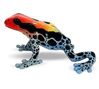Bullyland 68521 - Statuetta da gioco con rana amazzonica, circa 3 x 6,5 cm, ideale come statuetta per torte, fedele ai dettagli, senza PVC, ottimo regalo per bambini per giocare fantasioso