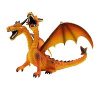 Bullyland 75598 - Fantasy - Drago Doppia Testa Arancio