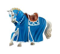 Bullyland 80769 Figura Figura Cavallo Torneo Mondiale in Blu, Multicolore