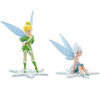 Bullyland - Disney Fairies figurine Tinkerbell + Periwinkle Winterfairy