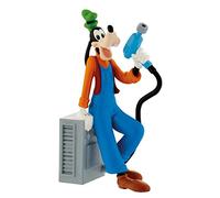 Bullyland Mickey & Friends Topolino & Amici Figura Disney Junior-Racer Goofy, Colore Pippo, 15462