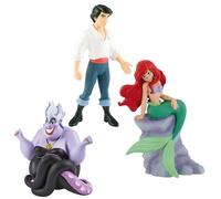 Bullyland Set Disney La Sirenetta con Ariel, Principe Eric e Ursula - 3 Personaggi Dipinti a Mano, Senza PVC, Figure Collezionabili per Bambini e Cake Design, 3+