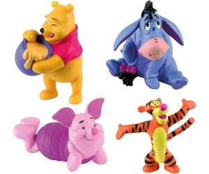 Bullyland Winnie the Pooh - Set di 4 personaggi da gioco