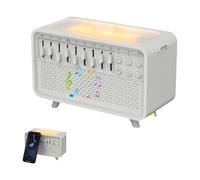 Bulora Sound Box, umidificatore bianco per il sonno, umidificatore a luce notturna a rumore bianco, scatola per dormire Bulora, 8 gruppi di suoni naturali e capacità serbatoio dell'acqua 200 ml, crea