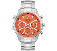 Bulova Orologio Analogico al Quarzo Uomo con Cinturino in Acciaio Inossidabile 96B395