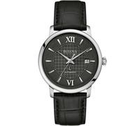 Bulova 96B441 Orologio da polso Hudson Automatico 39mm 3ATM Unisex Nero Argento