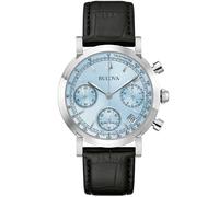 Bulova 96B456 Classico 39mm 3ATM Chronograph Quarzo Unisex Blu Argento