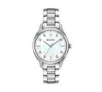 Bulova 96P199 Sutton Lady Women's Watch - Mother-of-Pearl Dial, Stainless Steel Bracelet