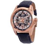 Bulova 97A161 Orologio Abito 100M Pelle Quadrante Argento Automatico Uomo