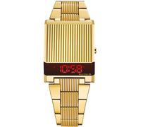 Bulova 97C110 Orologio da polso Computron 31mm Quarzo Unisex Nero Oro 3 ATM