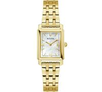 Bulova 97L177 Sutton 21mm 3ATM Quarzo Unisex Bianco, madreperla Oro