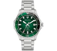 Bulova 98B471 Marine Star Automatico 41mm 20ATM Unisex Verde Argento