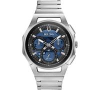Bulova 96 A205 Curv orologio da uomo argento 44 mm in acciaio INOX