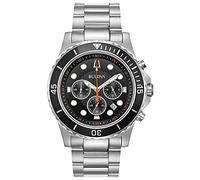 Bulova Classic Chronograph Men's Stainless Steel Watch, argento, Taglia unica, Classic Chronograph