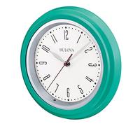 Bulova Clocks C4892 Orologio da parete decorativo moderno con quadrante retroilluminato Darian, retroilluminazione automatica completamente illuminata, lancetta silenziosa, color foglia di tè