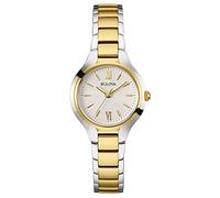 Bulova Delle donne cinturino quadrante rotondo due toni 98L217