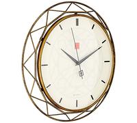 Bulova Frank Lloyd Wright Luxfer Prism Orologio da parete, metallo, bronzo, 35,6 cm