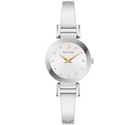 Bulova Marc Anthony - Orologio da donna moderno in acciaio INOX con diamanti