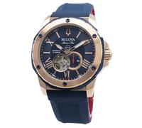 Bulova Marine Star 98A227 Automatico Sport Blu Quadrante Orologio da uomo
