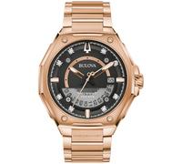 Bulova Orologio Analogico al Quarzo Uomo con Cinturino in Stainless Steel 97D129