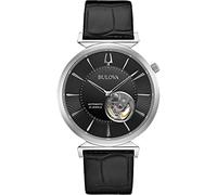 Bulova Orologio Analogico Automatico Uomini con Cinturino in Pelle 96A234