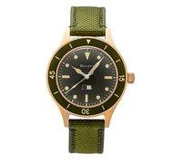 Bulova Mil Ships Special Edition Green Dial Automatic Divers 98A324 Mens Watch