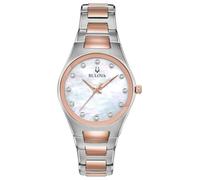 Bulova Orologio Analogico al Quarzo da Donna con Cinturino in Acciaio Inossidabile 98L244
