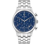 Bulova Orologio Analogico al Quarzo Uomo con Cinturino in Acciaio Inossidabile 96B358