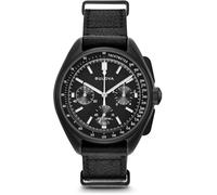 Bulova Orologio Analogico al Quarzo da Uomo con Cinturino in Pelle 98A186