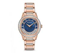 Bulova Orologio Analogico al Quarzo Donna con Cinturino in Acciaio Inossidabile 98L247