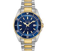 Bulova Orologio Analogico al Quarzo Uomo con Cinturino in Acciaio Inossidabile 98B334