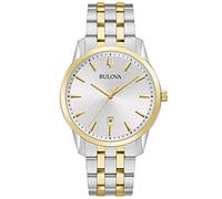Bulova Orologio Analogico al Quarzo Uomo con Cinturino in Acciaio Inossidabile 98B385