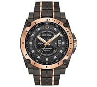 Bulova Orologio Analogico al Quarzo Uomo con Cinturino in Acciaio Inossidabile 98D149