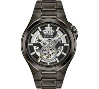 Bulova Orologio Analogico Automatico Uomo con Cinturino in Acciaio Inossidabile 98A179