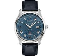 Bulova Orologio Analogico Automatico Uomo con Cinturino in Pelle 96B385