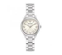 Bulova Orologio Analogueico Quarzo Donna con Cinturino in Acciaio Inox 96P219