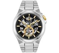 Bulova Orologio Analogico Automatico Uomo con Cinturino in Acciaio Inossidabile 98A224