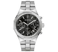 Bulova Orologio Cronógrafo al Quarzo da Uomo con Cinturino in Acciaio Inossidabile 96B410