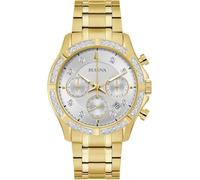 Bulova Orologio Cronógrafo al Quarzo da Uomo con Cinturino in Acciaio Inossidabile 98E113
