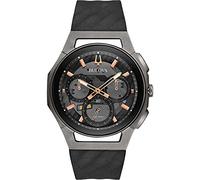 Bulova Orologio Cronografo al Quarzo Uomo con Cinturino in di Gomma 98A162