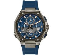 Bulova - Orologio cronografo da uomo serie X, al quarzo, ad alta precisione, con vetro zaffiro, movimento continuo