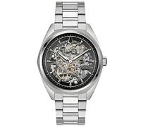 Bulova Orologio Analogico Automatico Uomo con Cinturino in Acero inoxidable 96A293