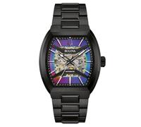 Bulova Orologio da uomo 98A320 Automatico 40 mm 5 ATM Nero/Arcobaleno