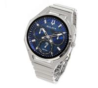Bulova Orologio da uomo Curv NR20-Y1D 96A339 in acciaio inossidabile
