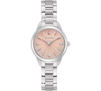 Bulova Orologio donna 96P254 Sutton Lady Petite acciaio rosa diamanti