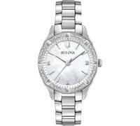 Bulova Orologio Analogico Quarzo Donna con Cinturino in Acciaio Inox 96R228