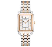 Bulova Orologio Donna Sutton Tank Bianco Silver Rose